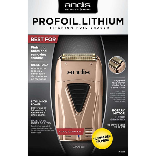 Profoil Lithium Plus Titanium Foil Shaver  Cordless Copper